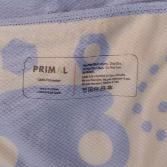 Primal Los Muertos Red Yellow Gray Cycling Jersey Full Zip Shirt Mens Size M - Picture 11 of 11